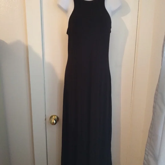 rolla coster black dress Maxi Dress, Description: Side Slit, Color: